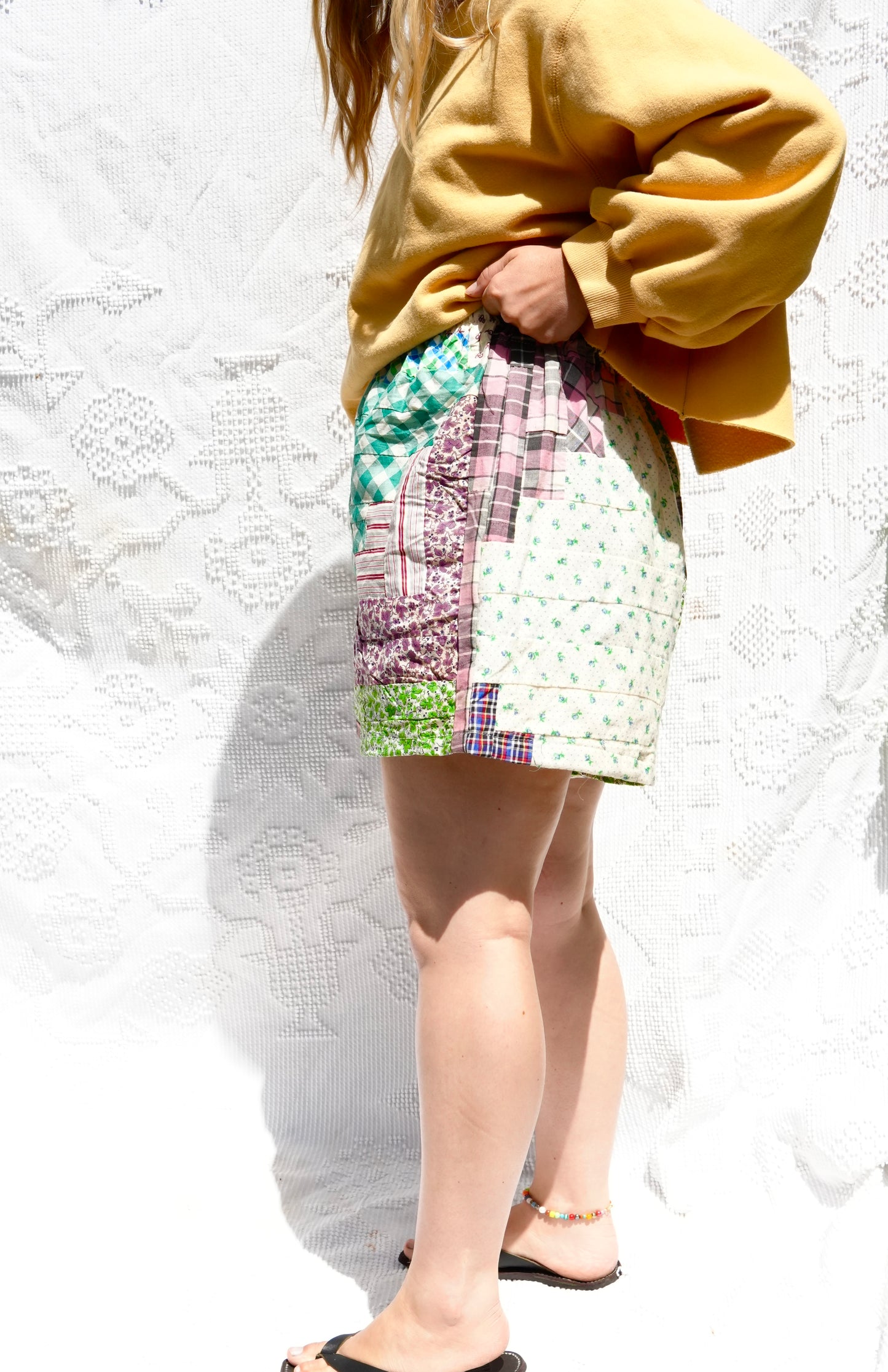 Quilt Top Shorts (L/XL)
