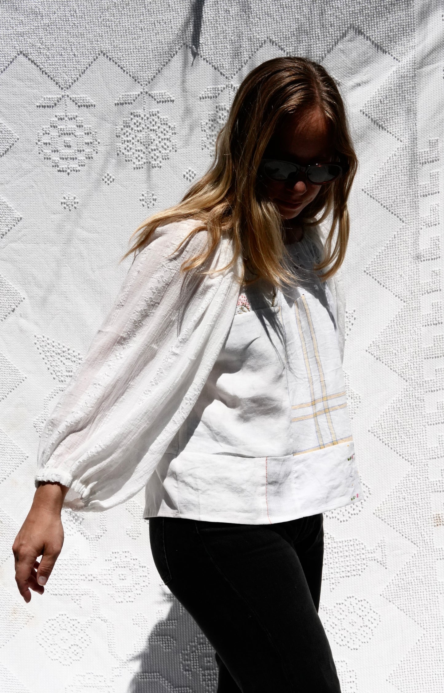 Antique Linens Cloud Blouse (S/L)
