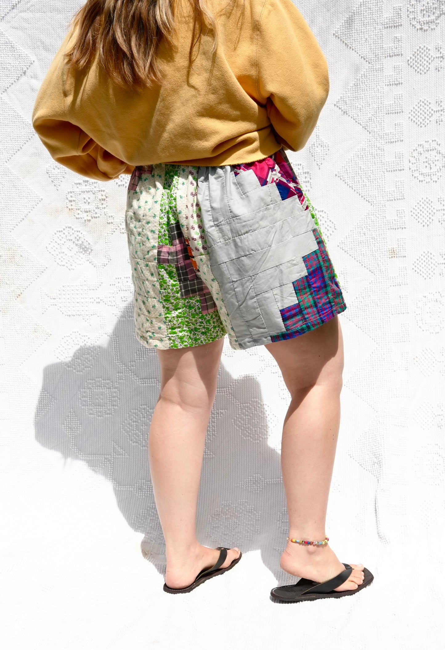 Quilt Top Shorts (L/XL)