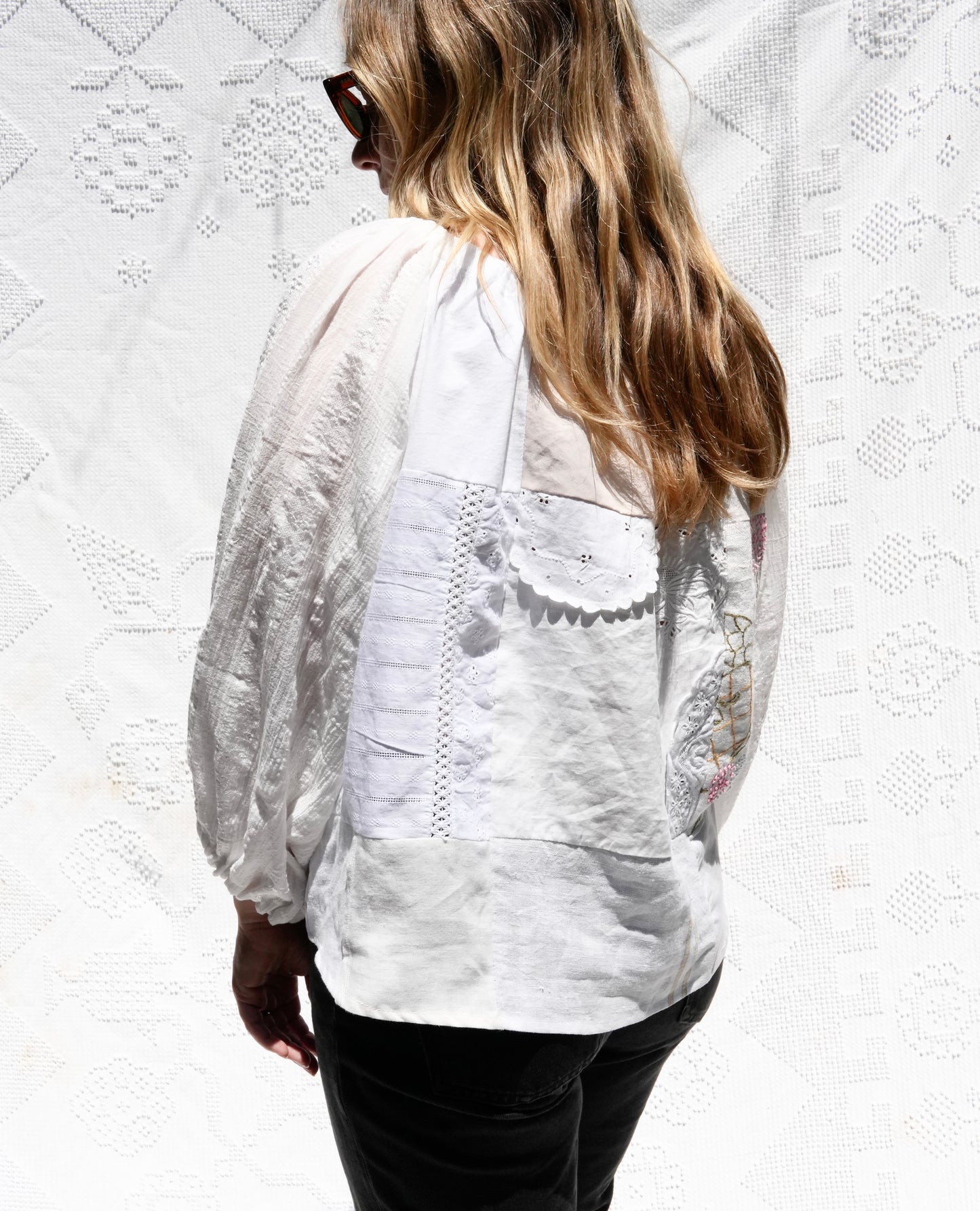 Antique Linens Cloud Blouse (S/L)