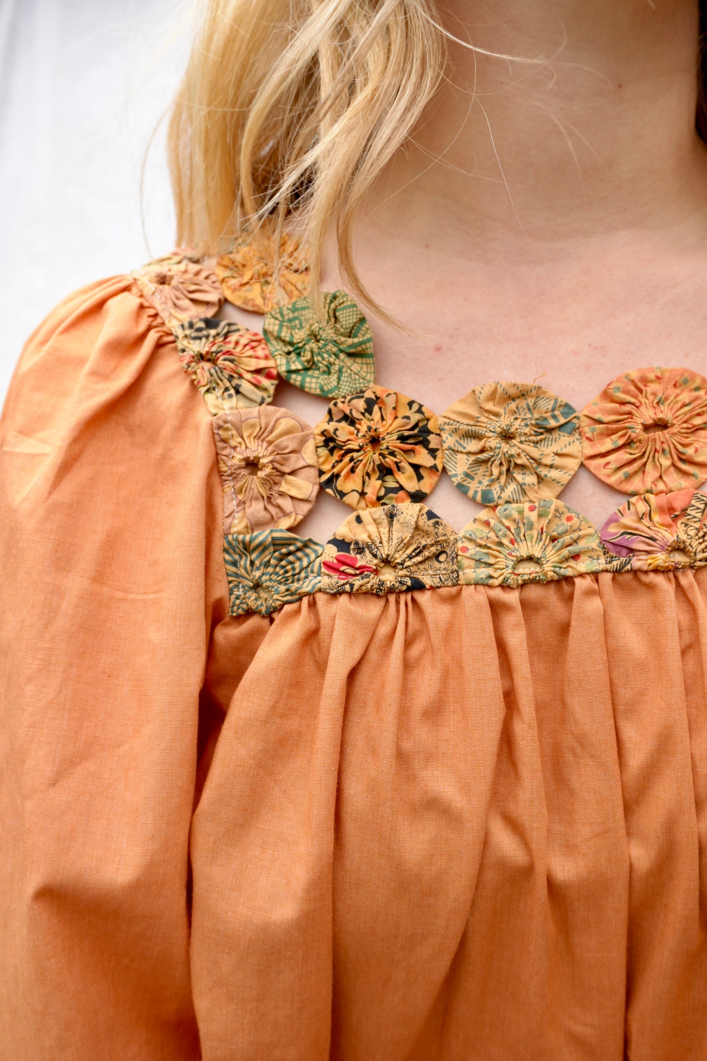 Cotton Yo-Yo Blouse (S)