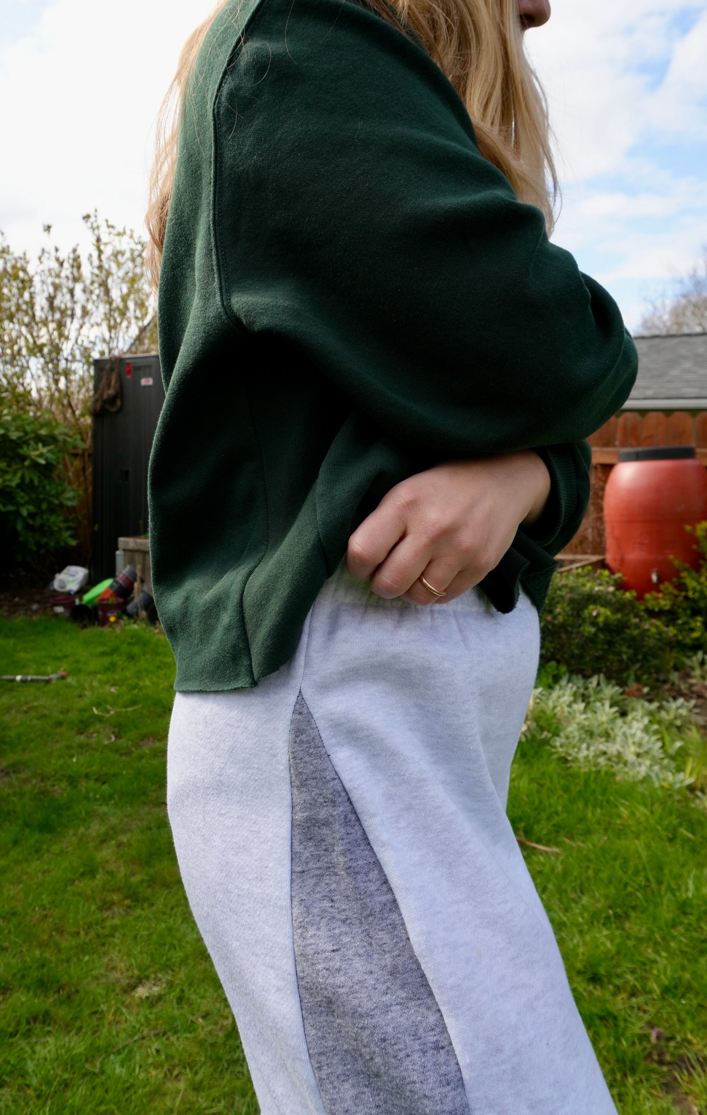 Reworked Sweatshirt #3 (Forest)