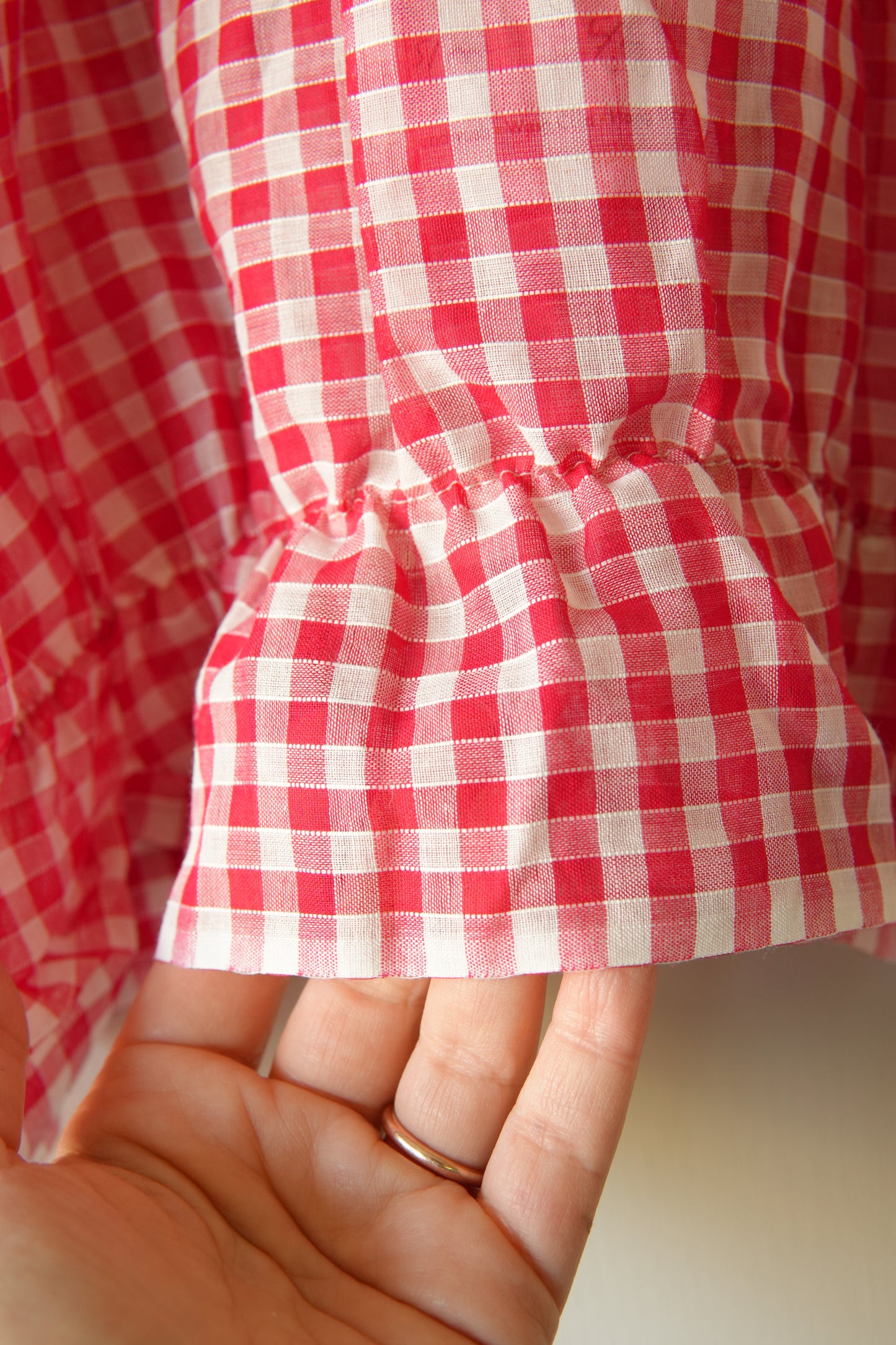 Gingham Crop Tank (S)