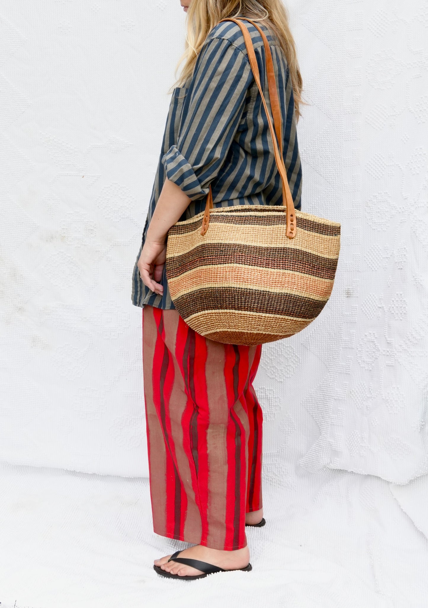 Panter Pants in Red/Sand (S/M)