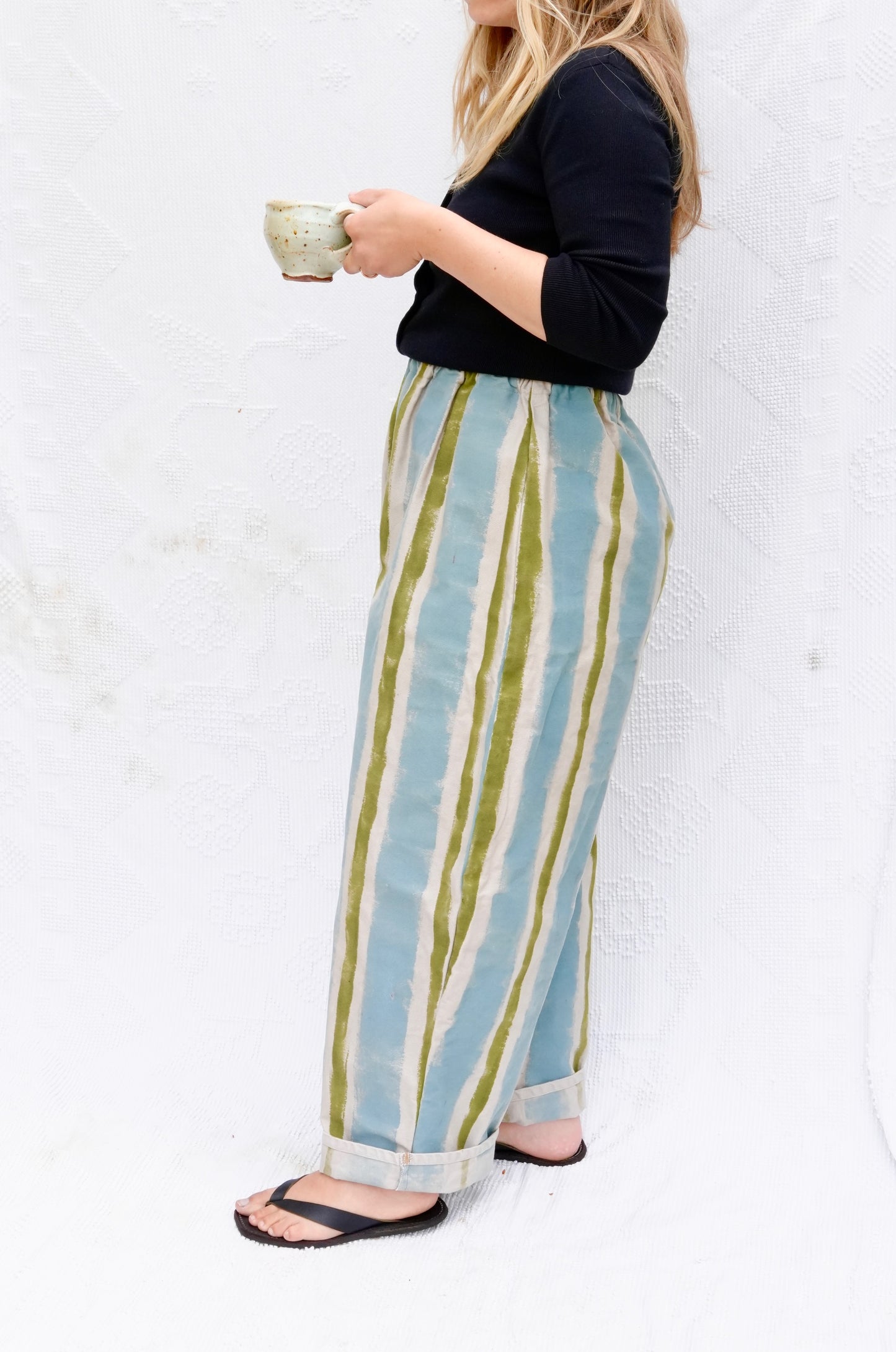 Panter Pants in Sky/Lime (L/XL)