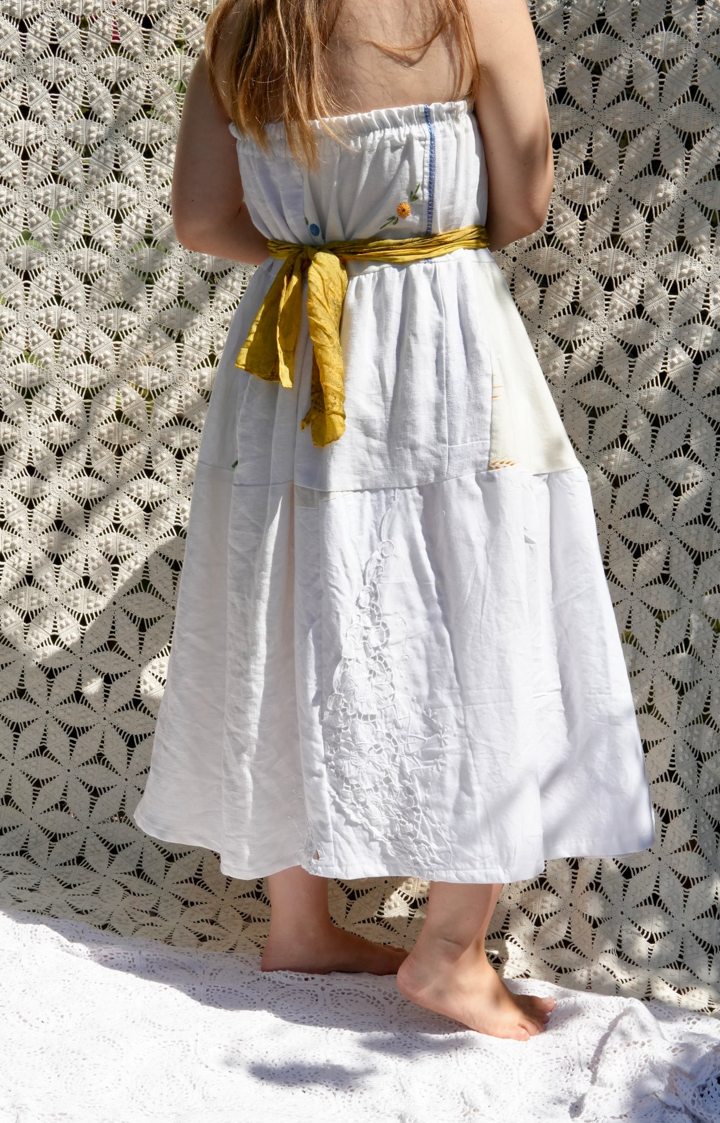 Tiered Linens Skirt (Size 2)
