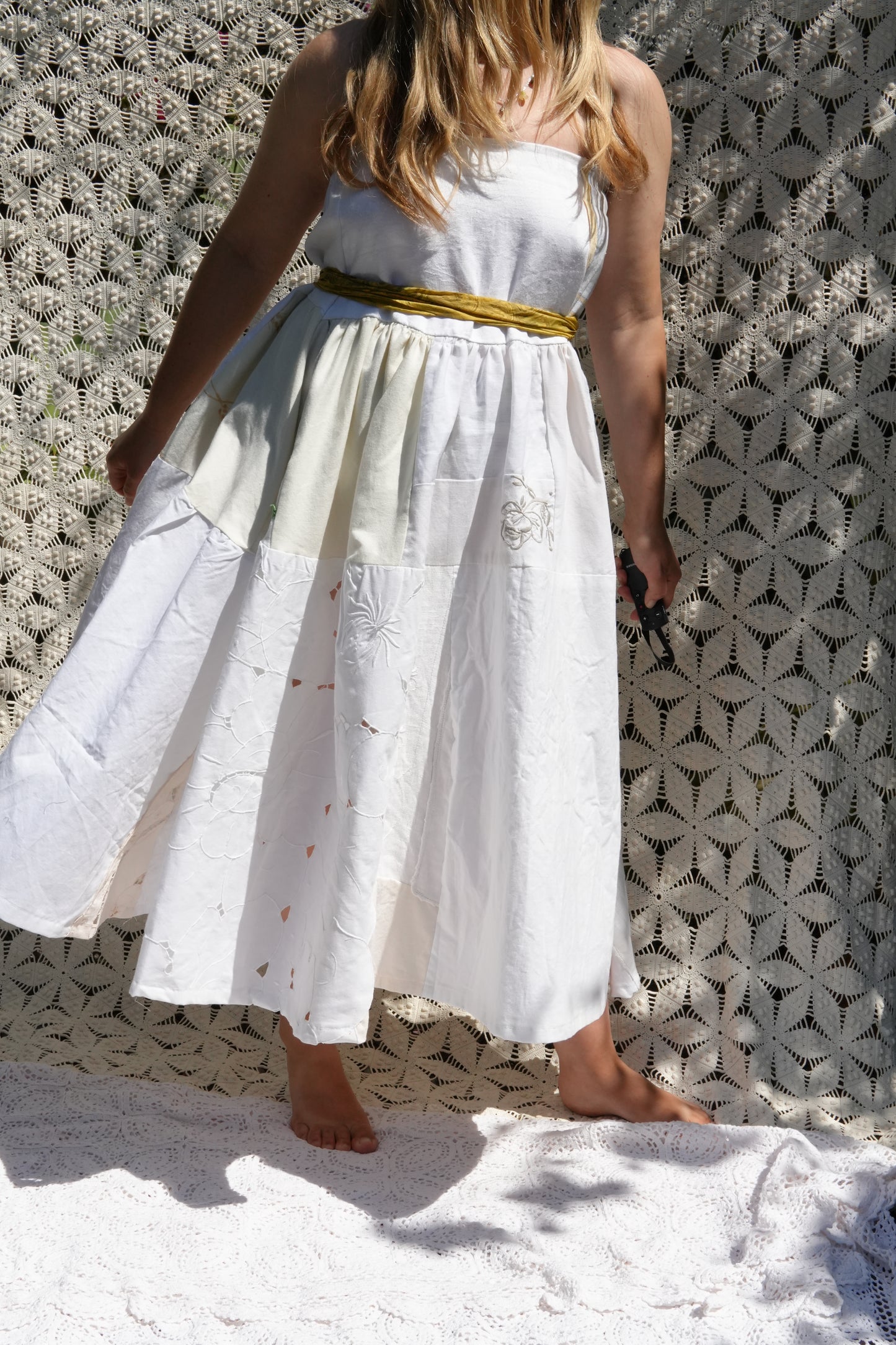Tiered Linens Skirt (Size 2)