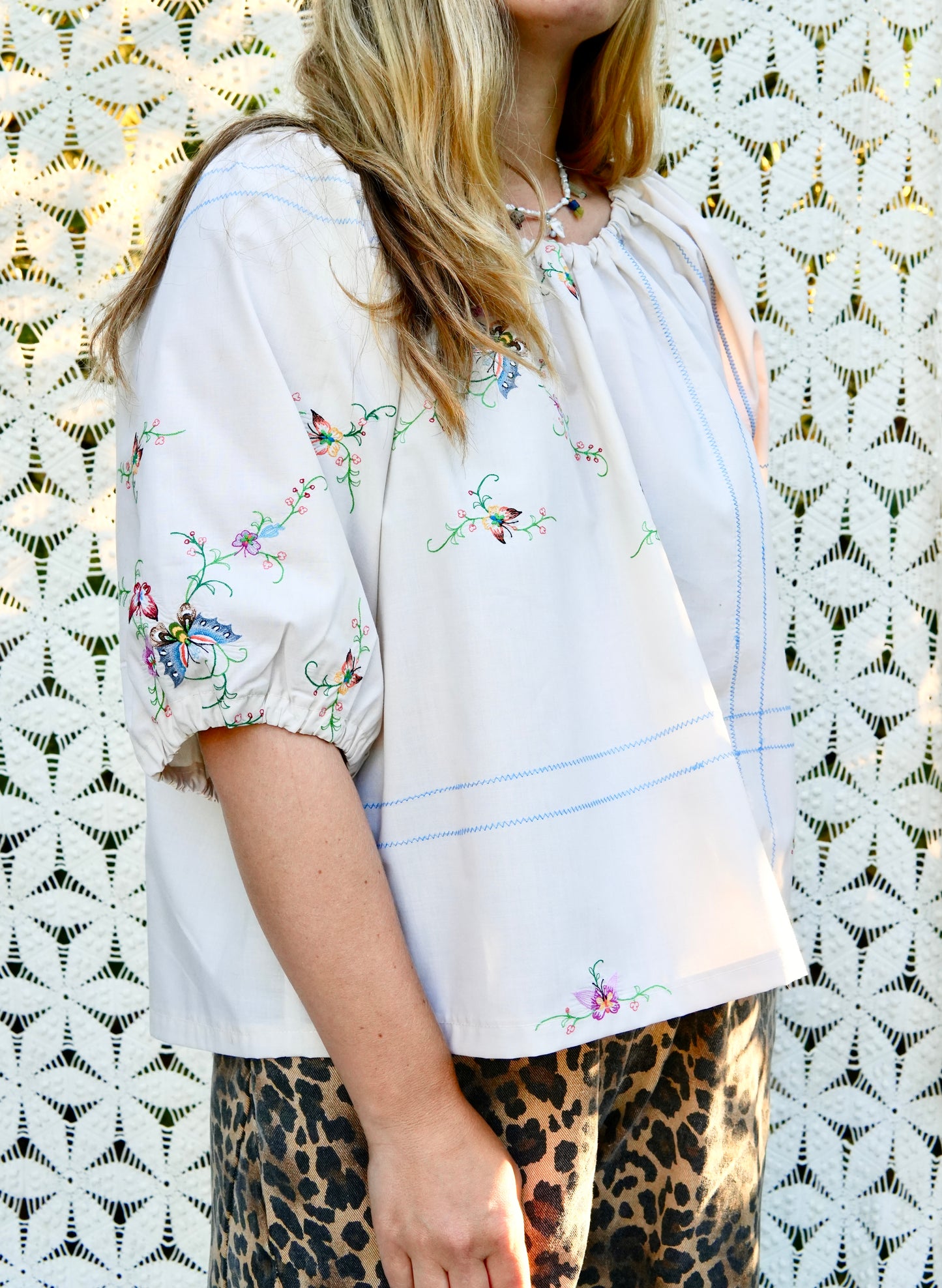 Short Sleeve Butterfly Blouse (S/L)