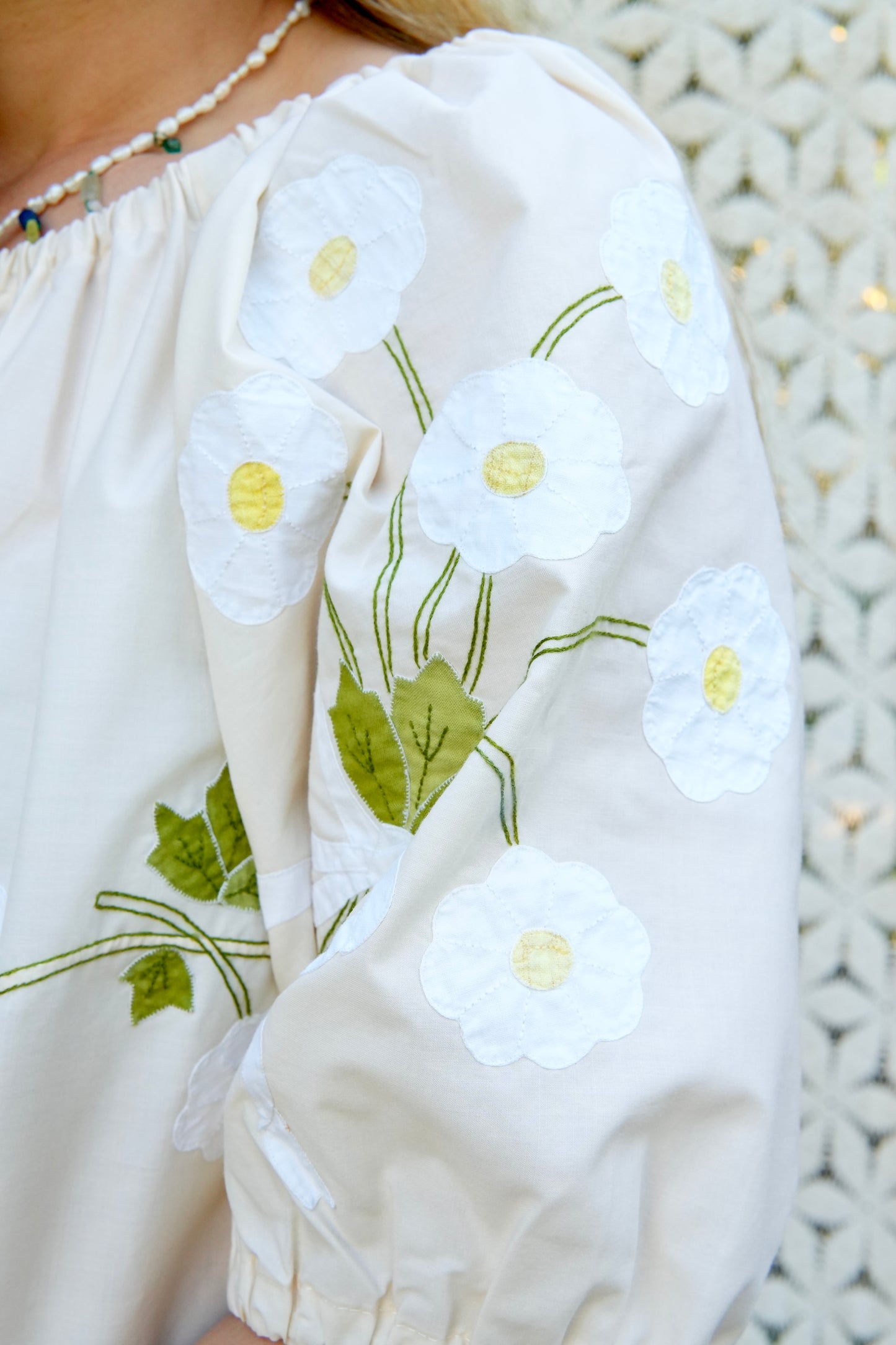 Short Sleeve Bouquet Blouse (S/L)