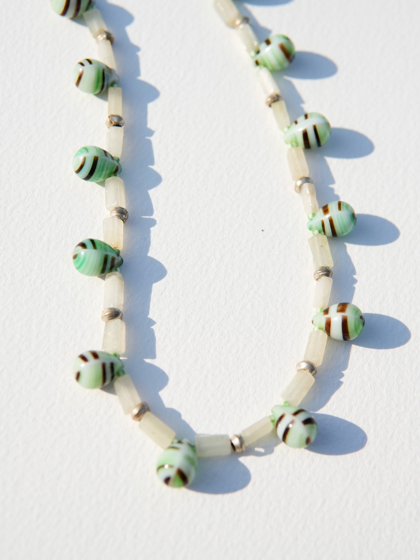 Czech Glass Drop Necklace #1
