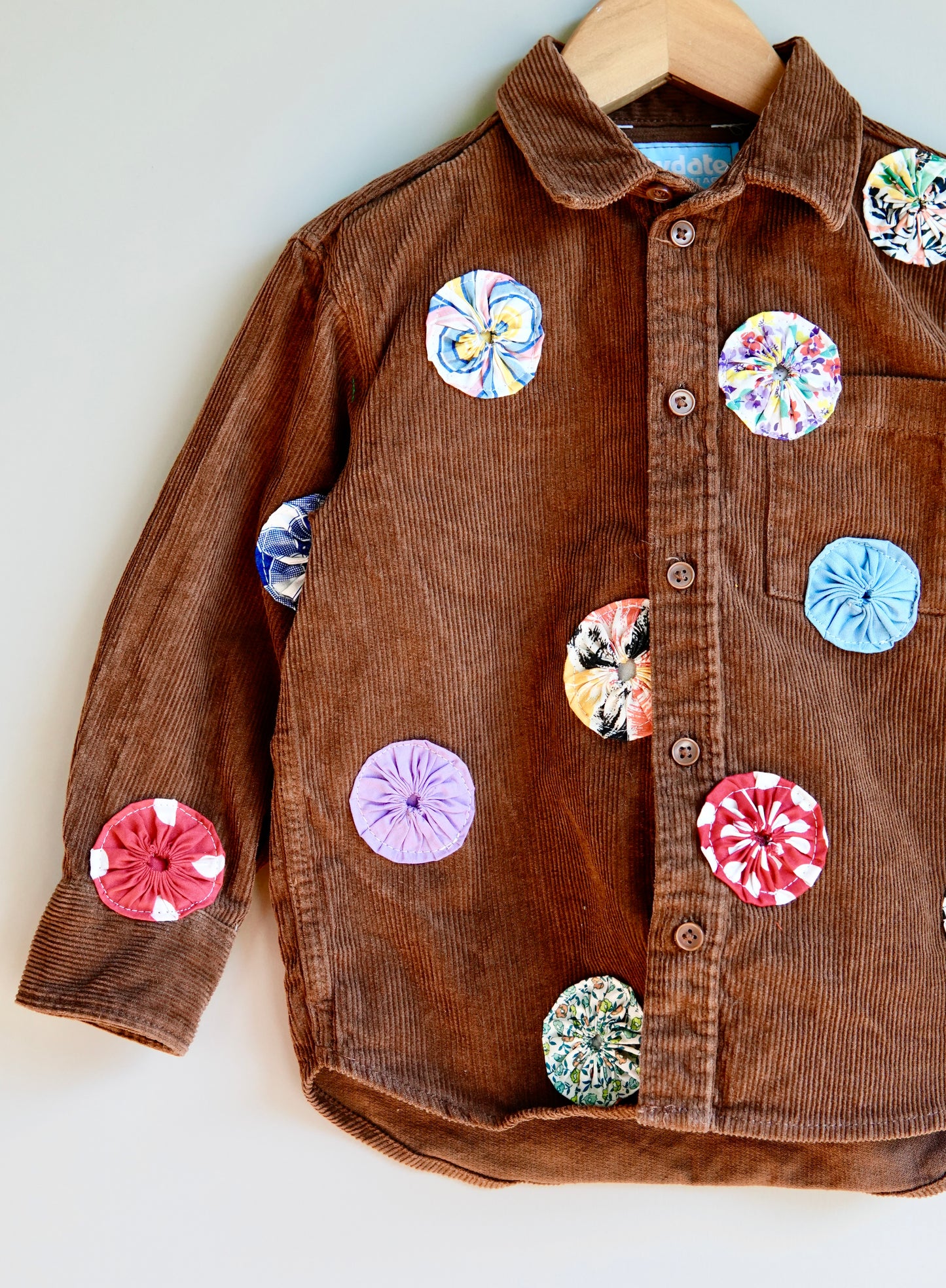 Polka Dot Yo-Yo Button Up (2/3y)