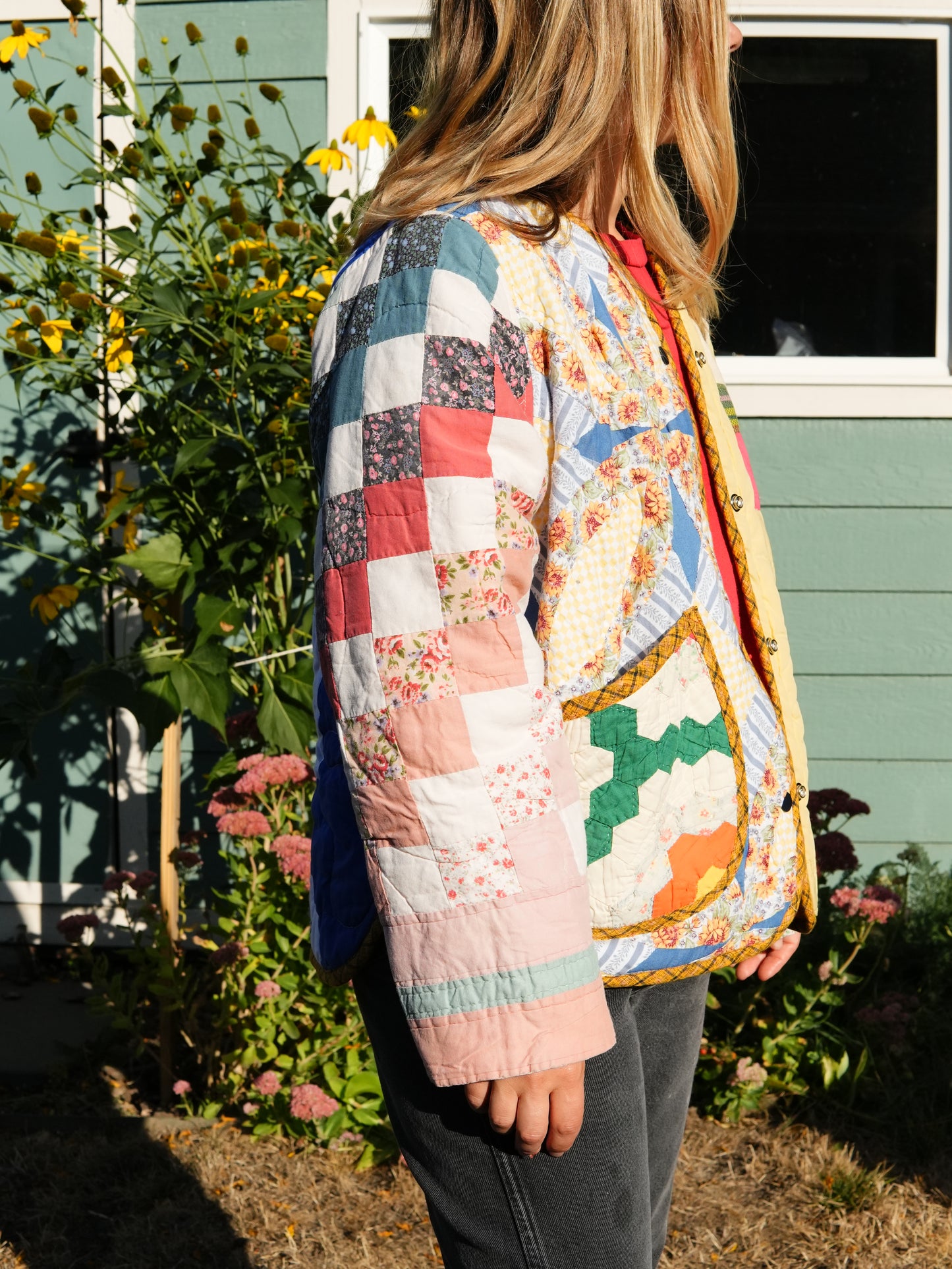 Scrappy Quilt Coat (M/L)