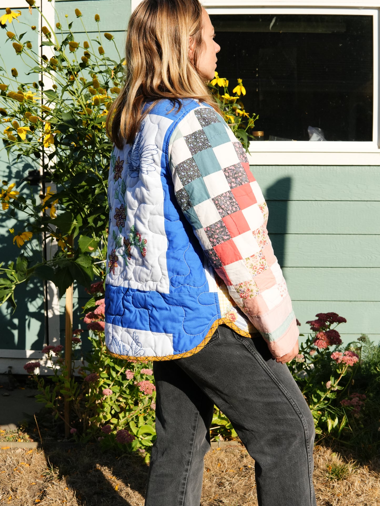Scrappy Quilt Coat (M/L)