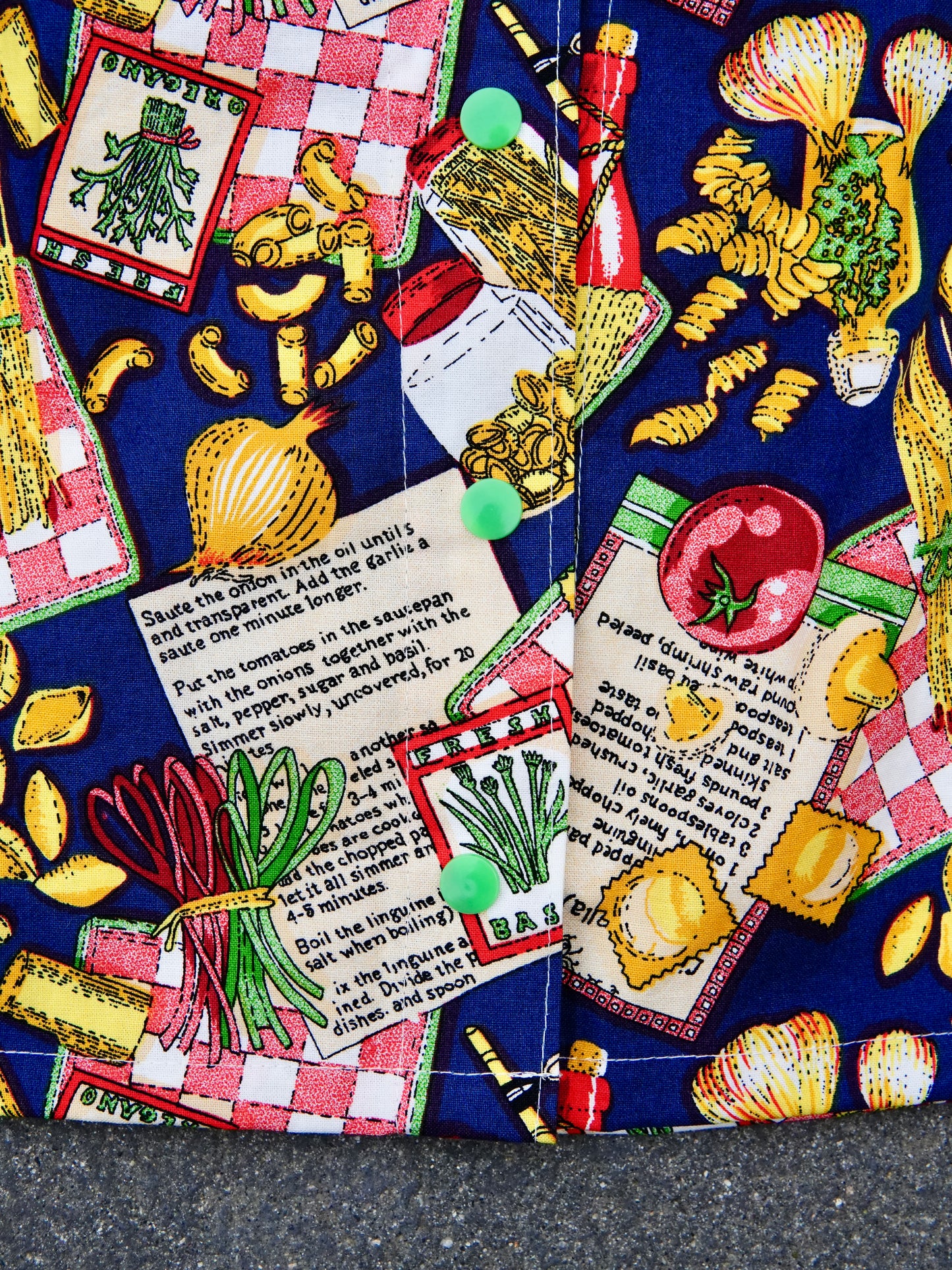 Party Time Fancy Shirt 🎉 Italian Pasta (4/5y)