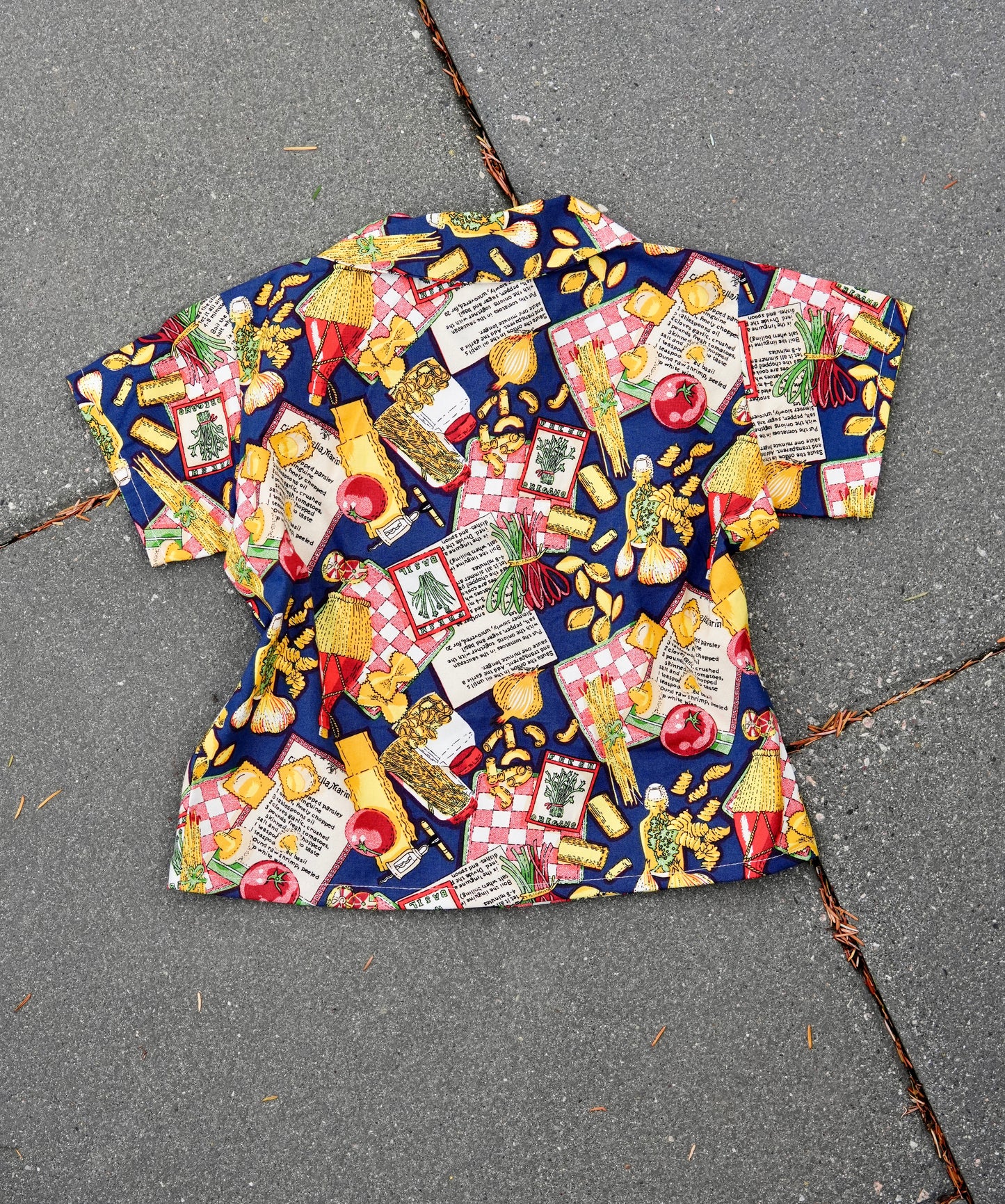 Party Time Fancy Shirt 🎉 Italian Pasta (4/5y)