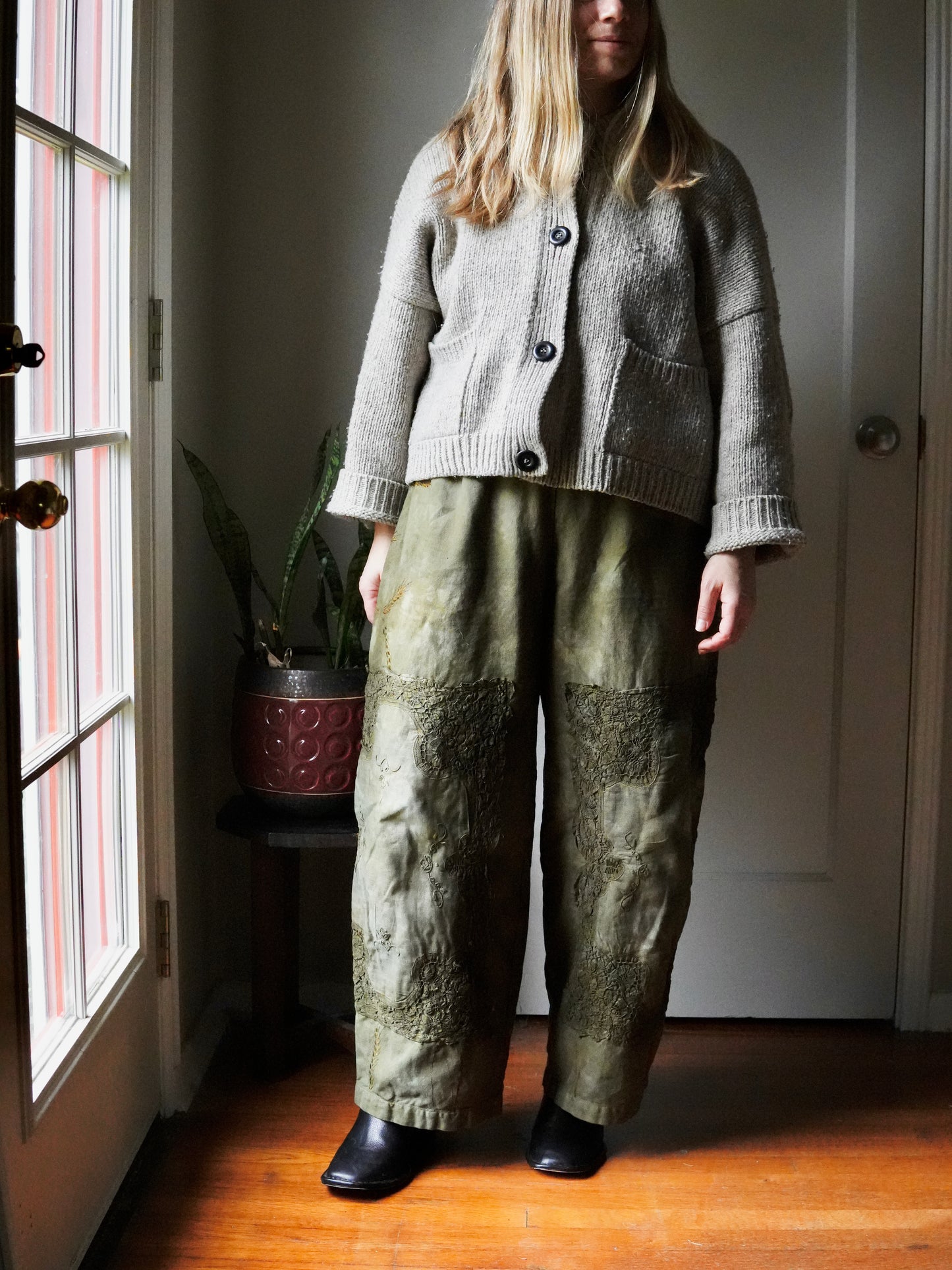 Overdyed Easy Pants L/XL (Moss)