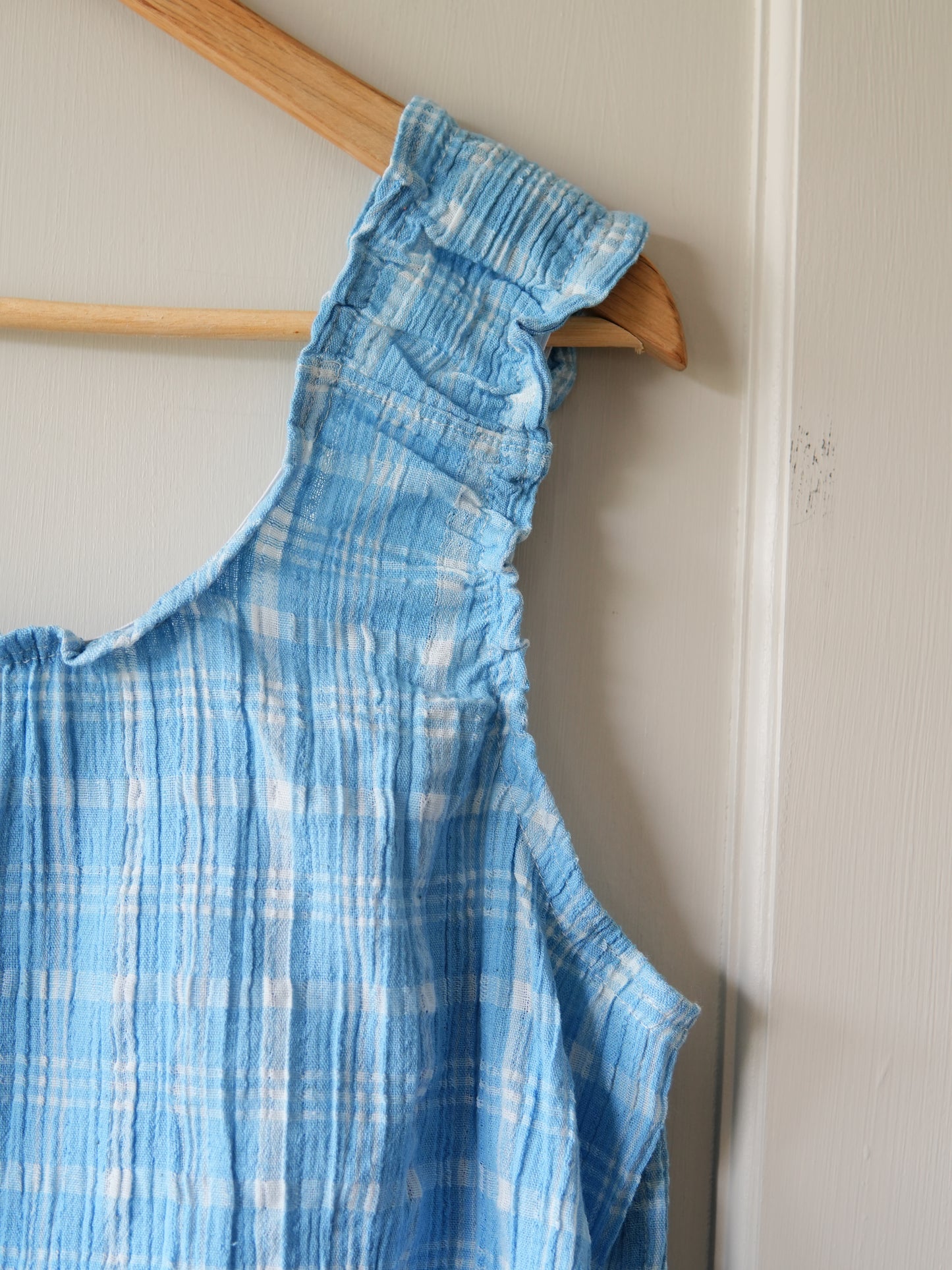 Crinkle Blue Tank (L/XL)
