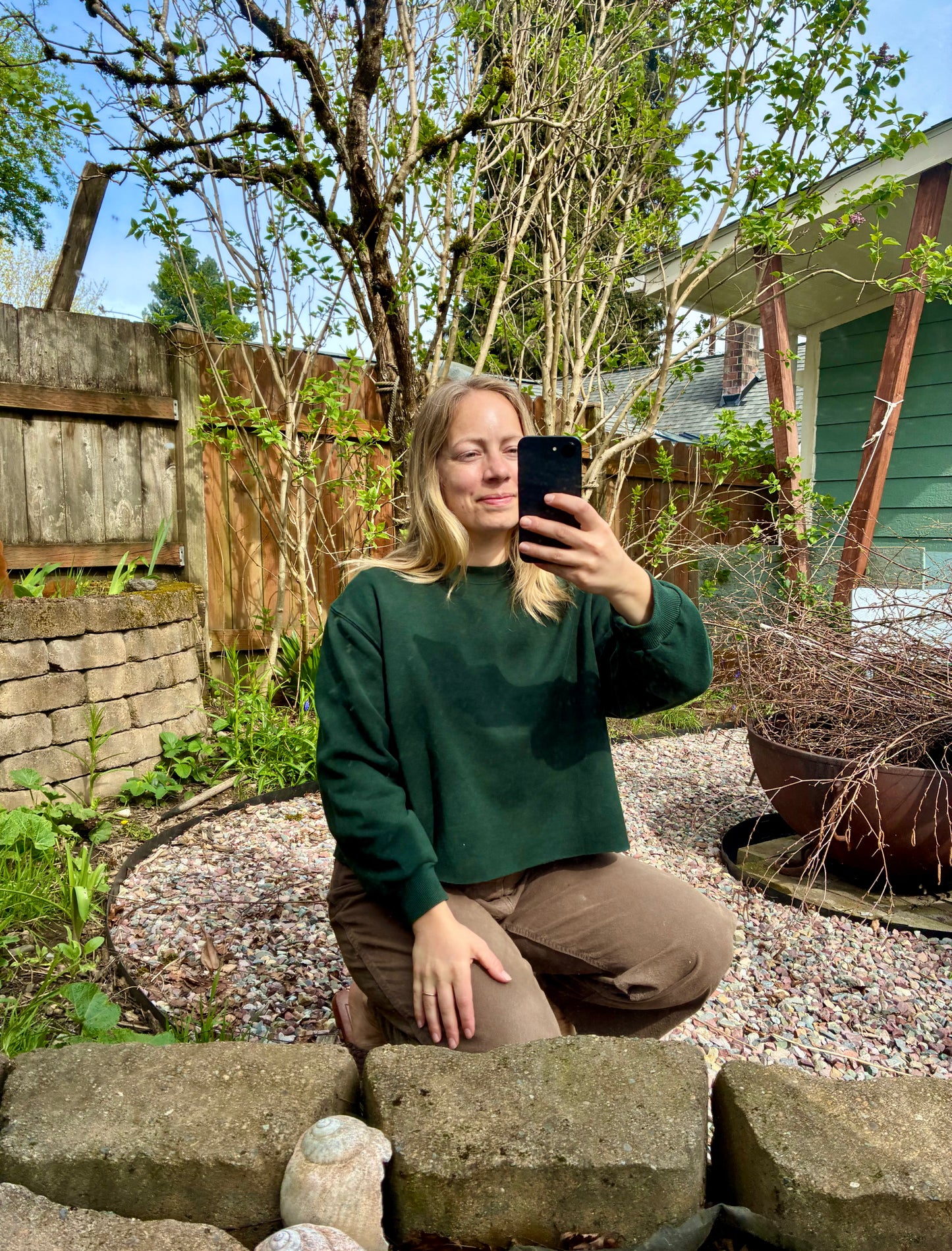 Reworked Sweatshirt #3 (Forest)