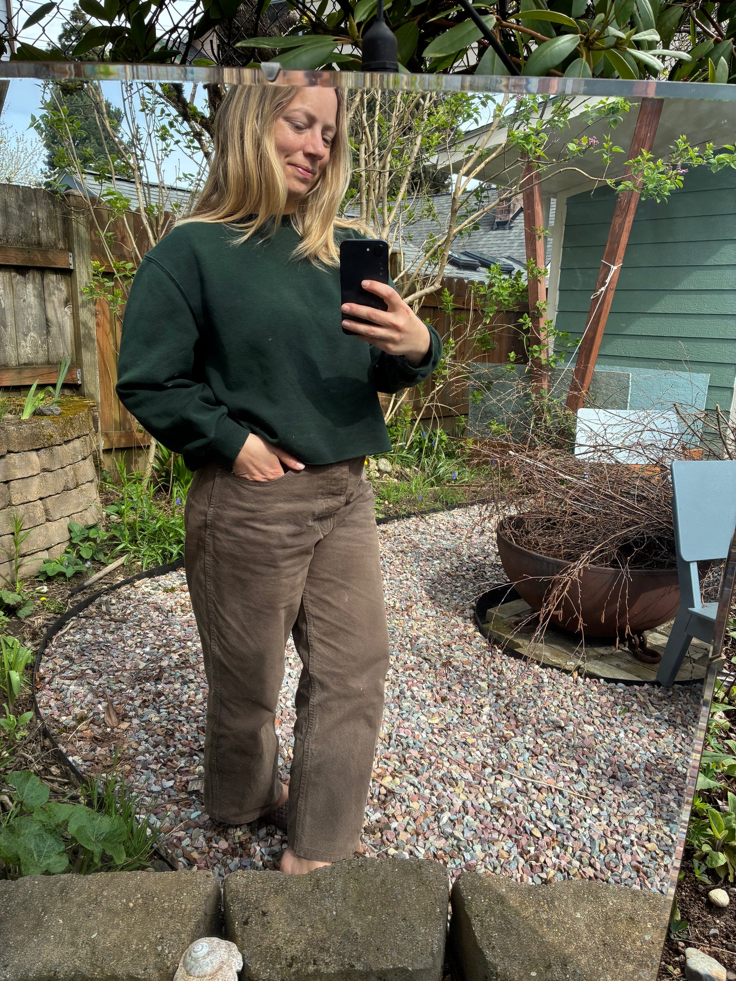Reworked Sweatshirt #3 (Forest)