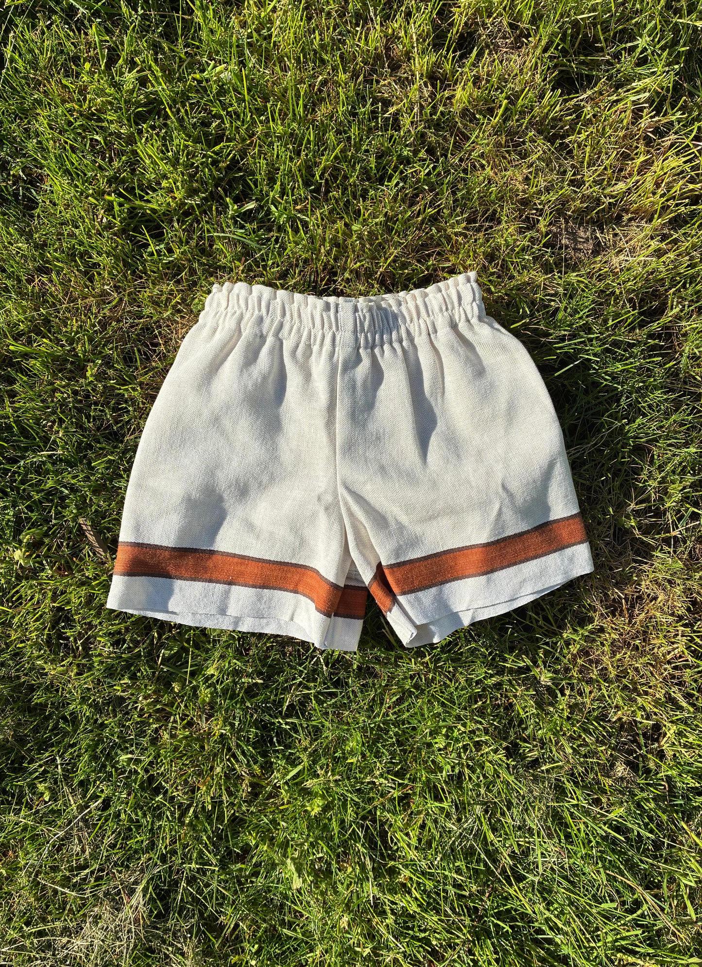 Play Shorts in Terracotta Stripe (4T/5T)