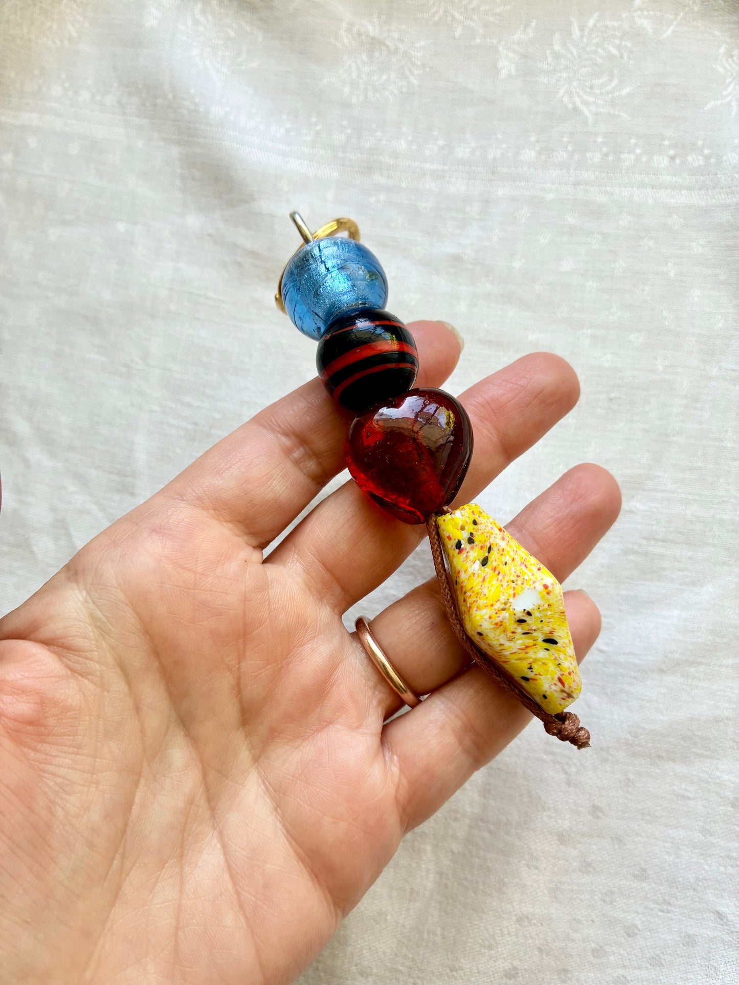 Beaded Bag Charm #1