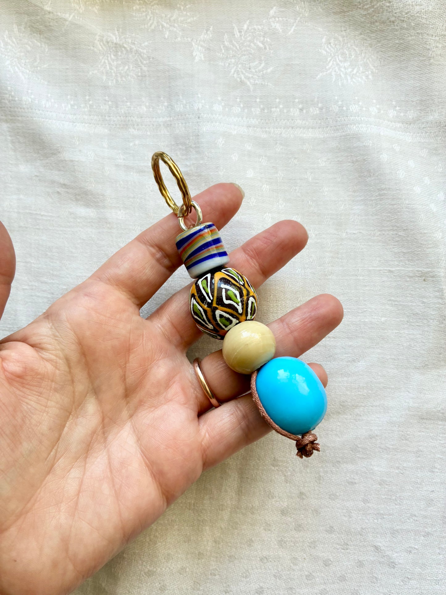 Beaded Bag Charm #2