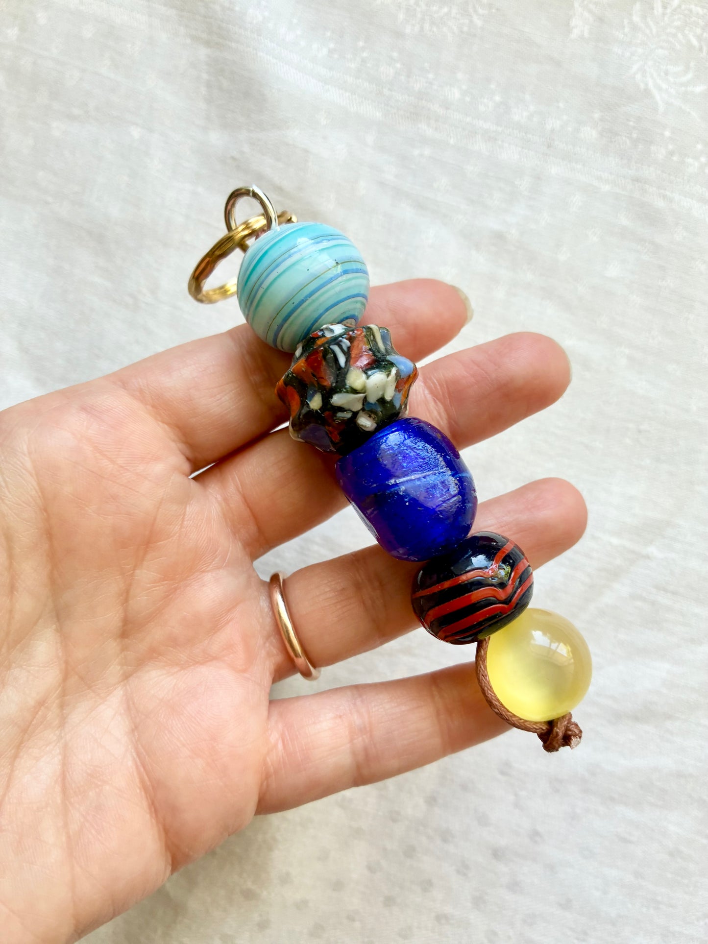 Beaded Bag Charm #3