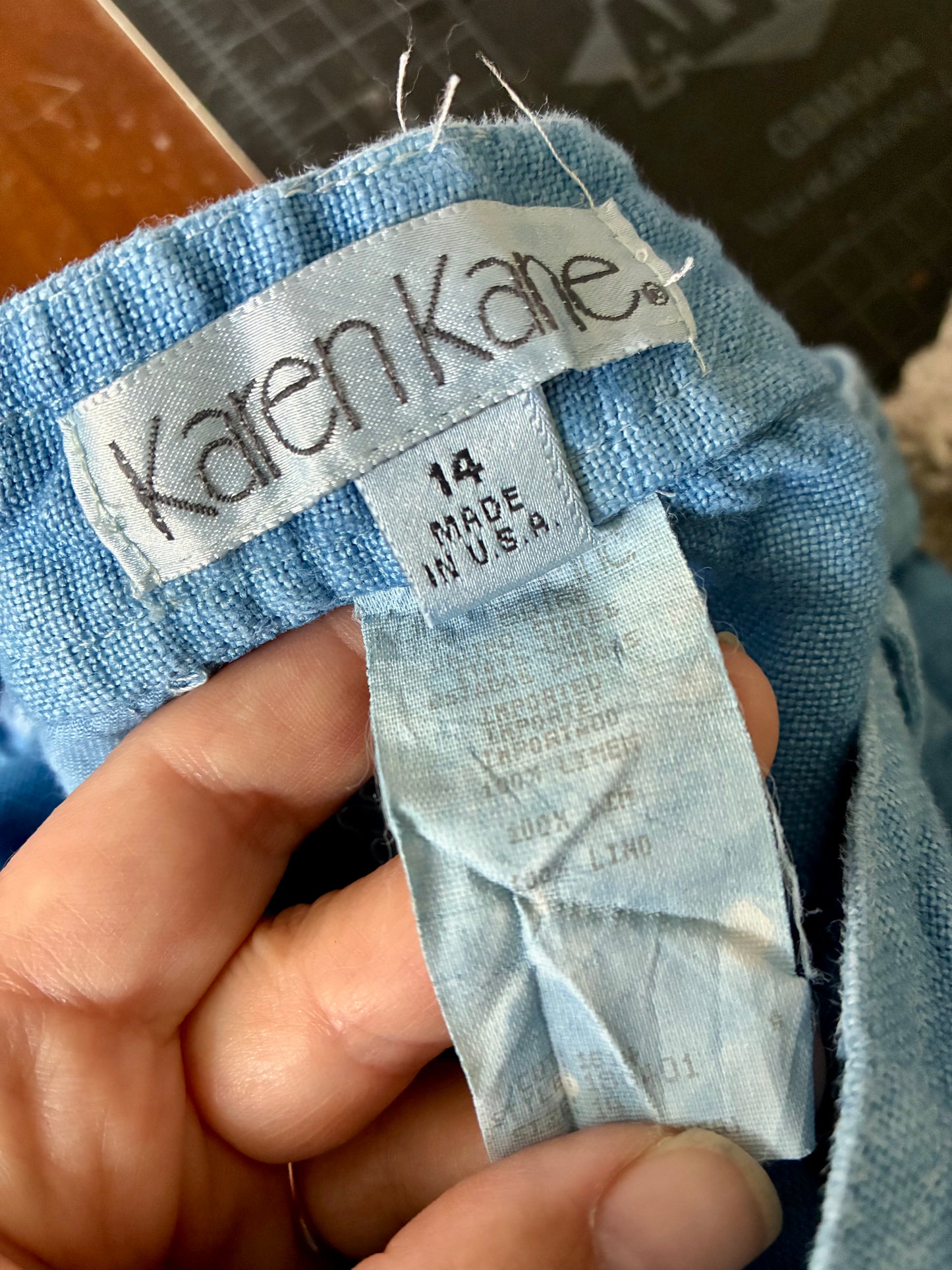 Indigo Linen Shorts (30")