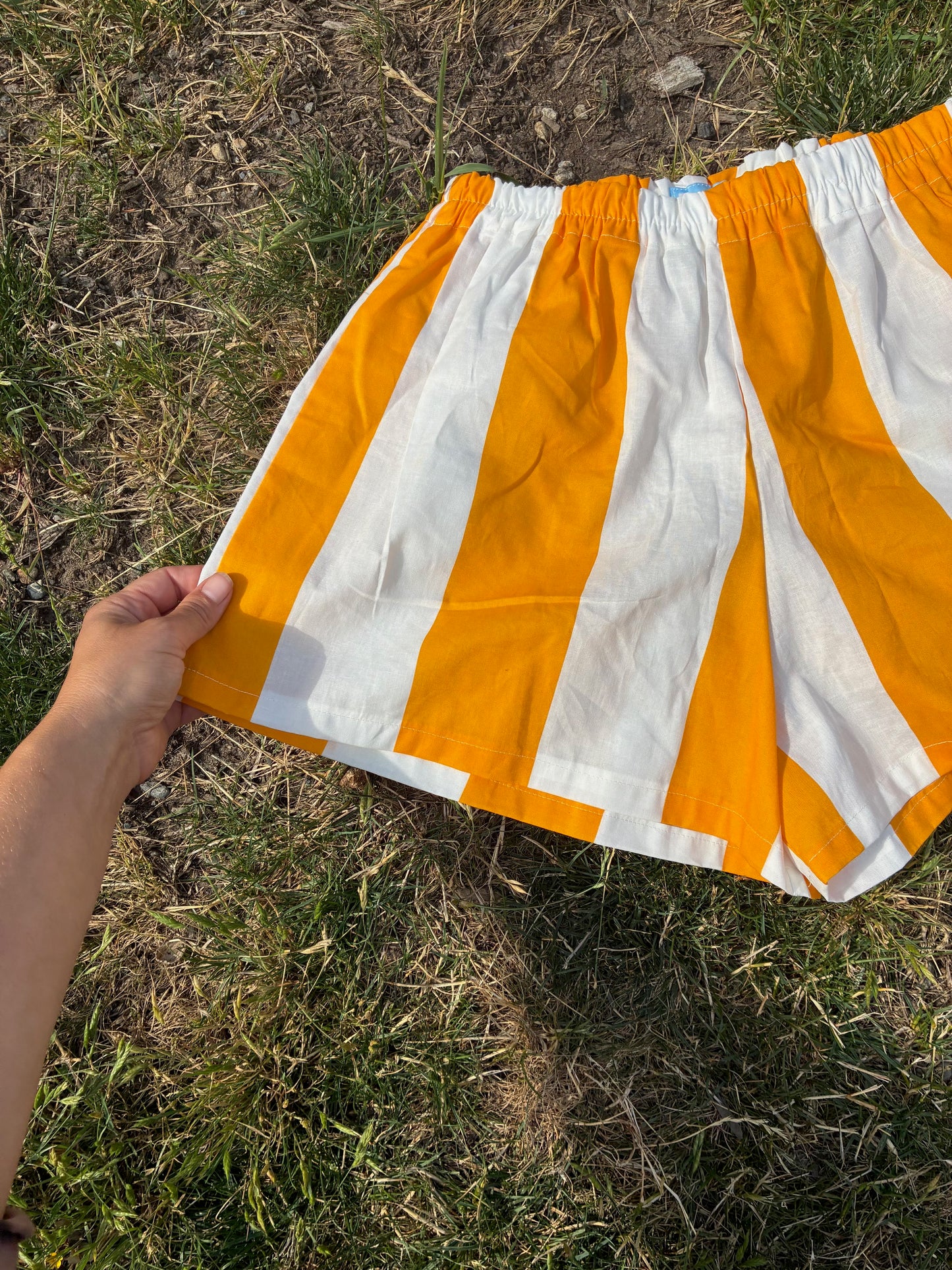 Wide Stripe Easy Shorts (L)