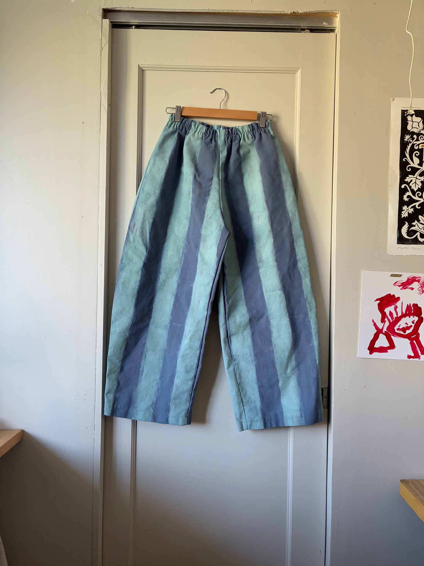 Panter Pants in Primary Watercolor (S/M)