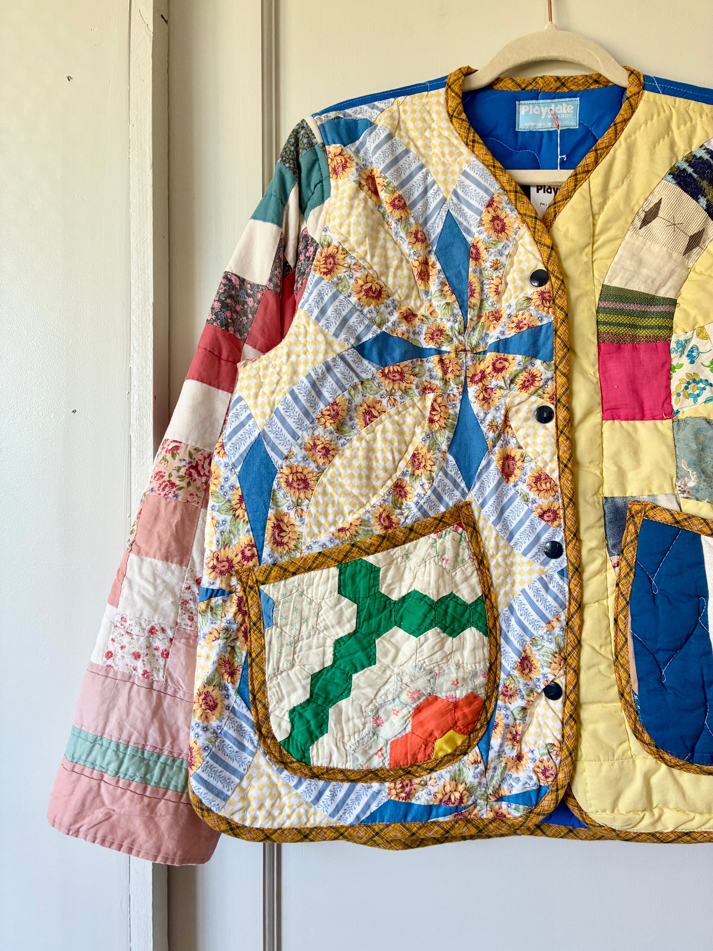 Scrappy Quilt Coat (M/L)
