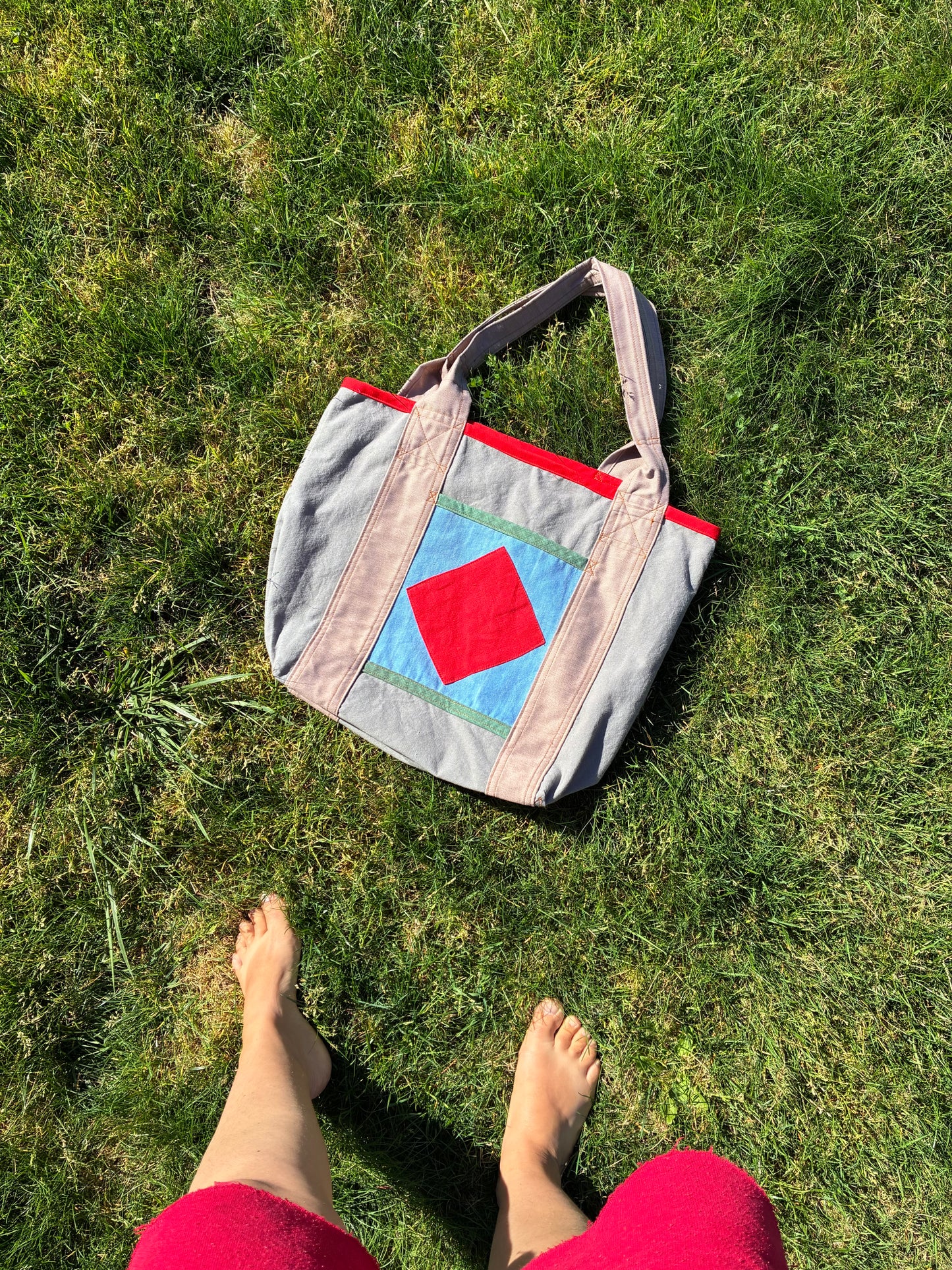 Red Diamond Tote