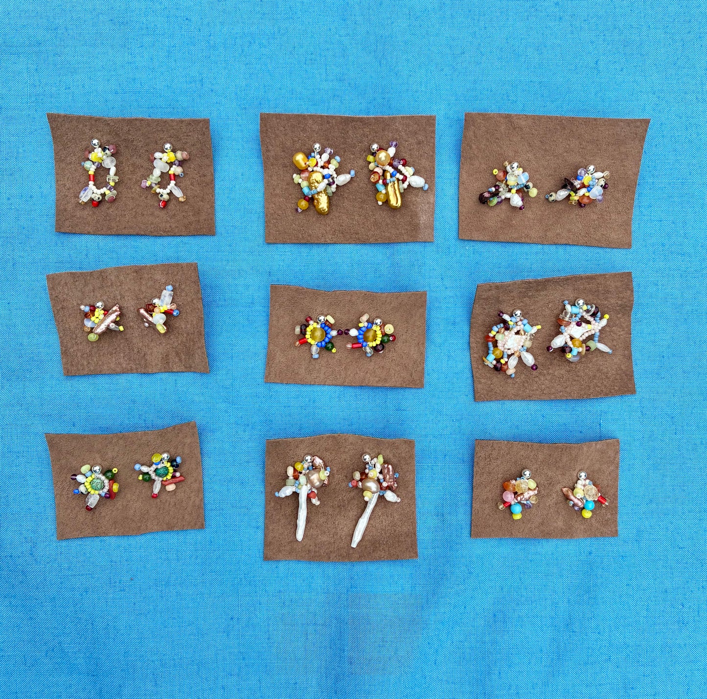 Woven Bead Studs #22