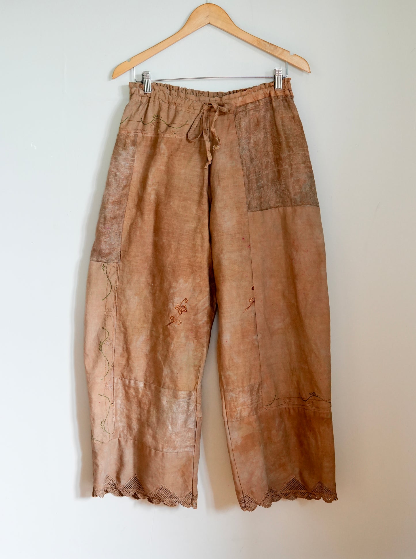 Overdyed Patchwork Pants M/L (Coffee)