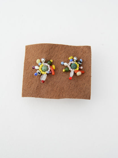 Woven Bead Studs #19