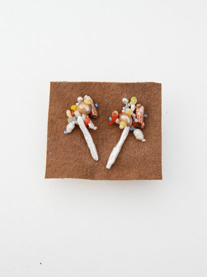 Woven Bead Studs #22