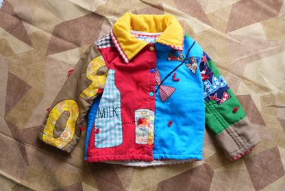 70's Applique Quilt Coat (3y)