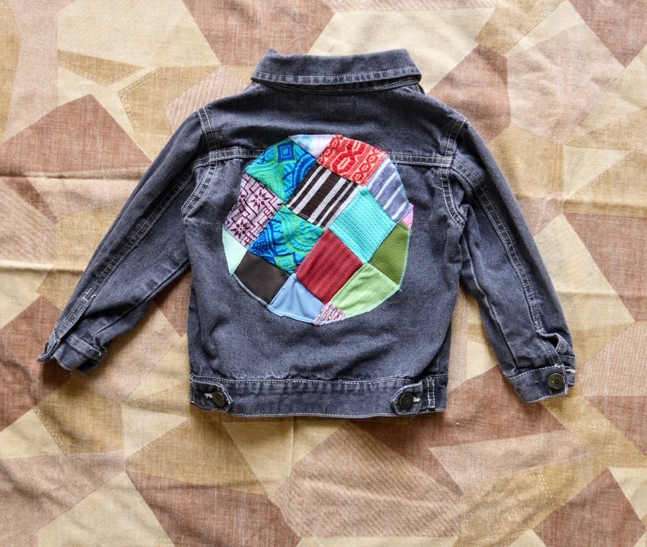 Quilt Patch Denim Jacket (3T)