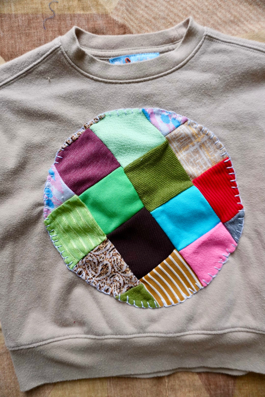 Quilt Patch Sweatshirt (4Y)