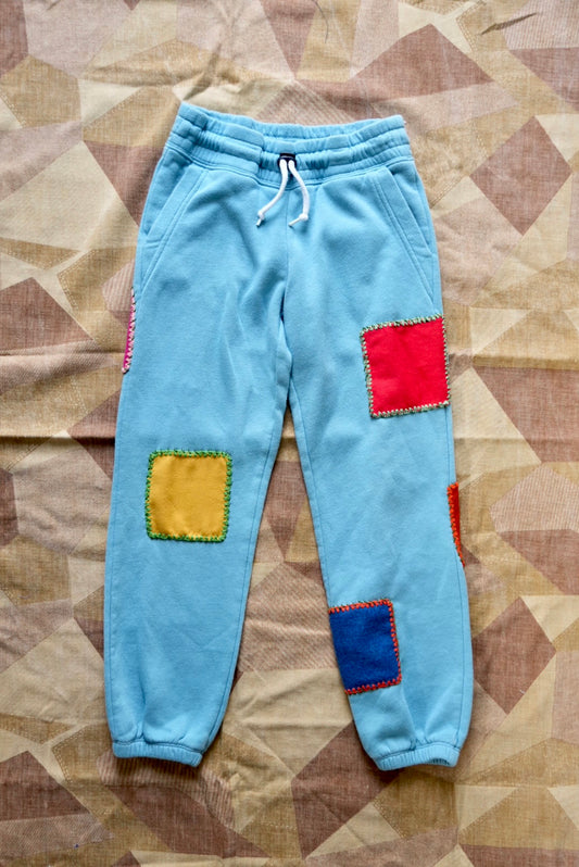 Teal Patchy Sweatpants (8Y)