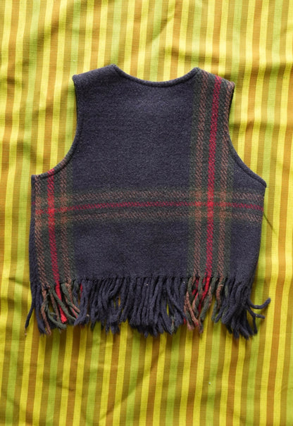 Fringe Blanket Vest (3-4Y)