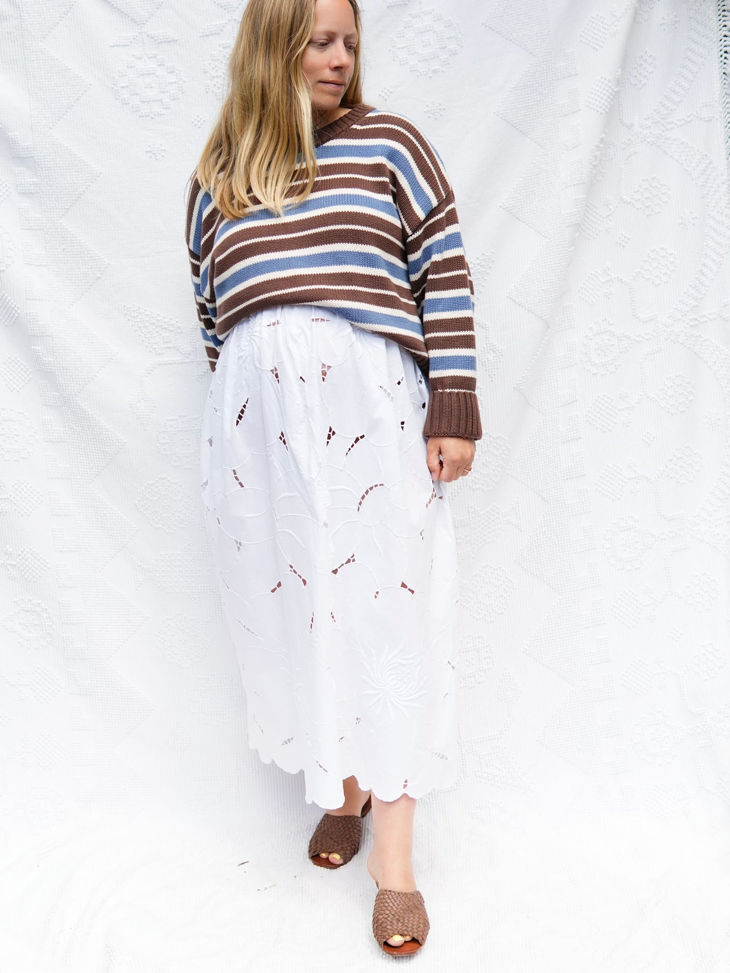 Cutwork Skirt #7 (L/XL)