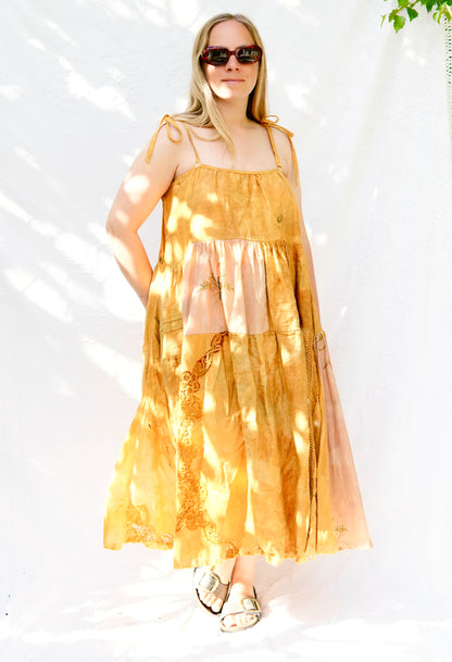 Tiered Linens Dress #1