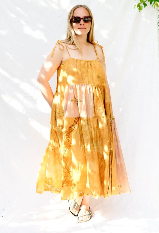 Tiered Linens Dress #1