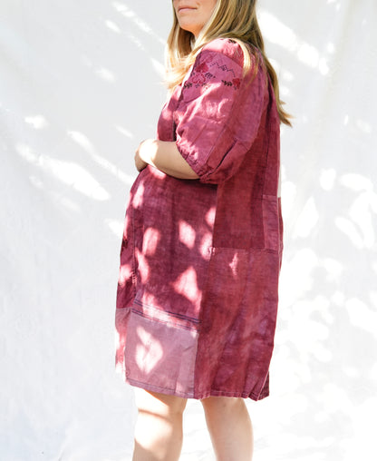 Embroidered Linens Cloud Dress