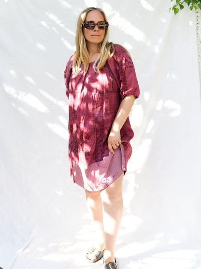 Embroidered Linens Cloud Dress