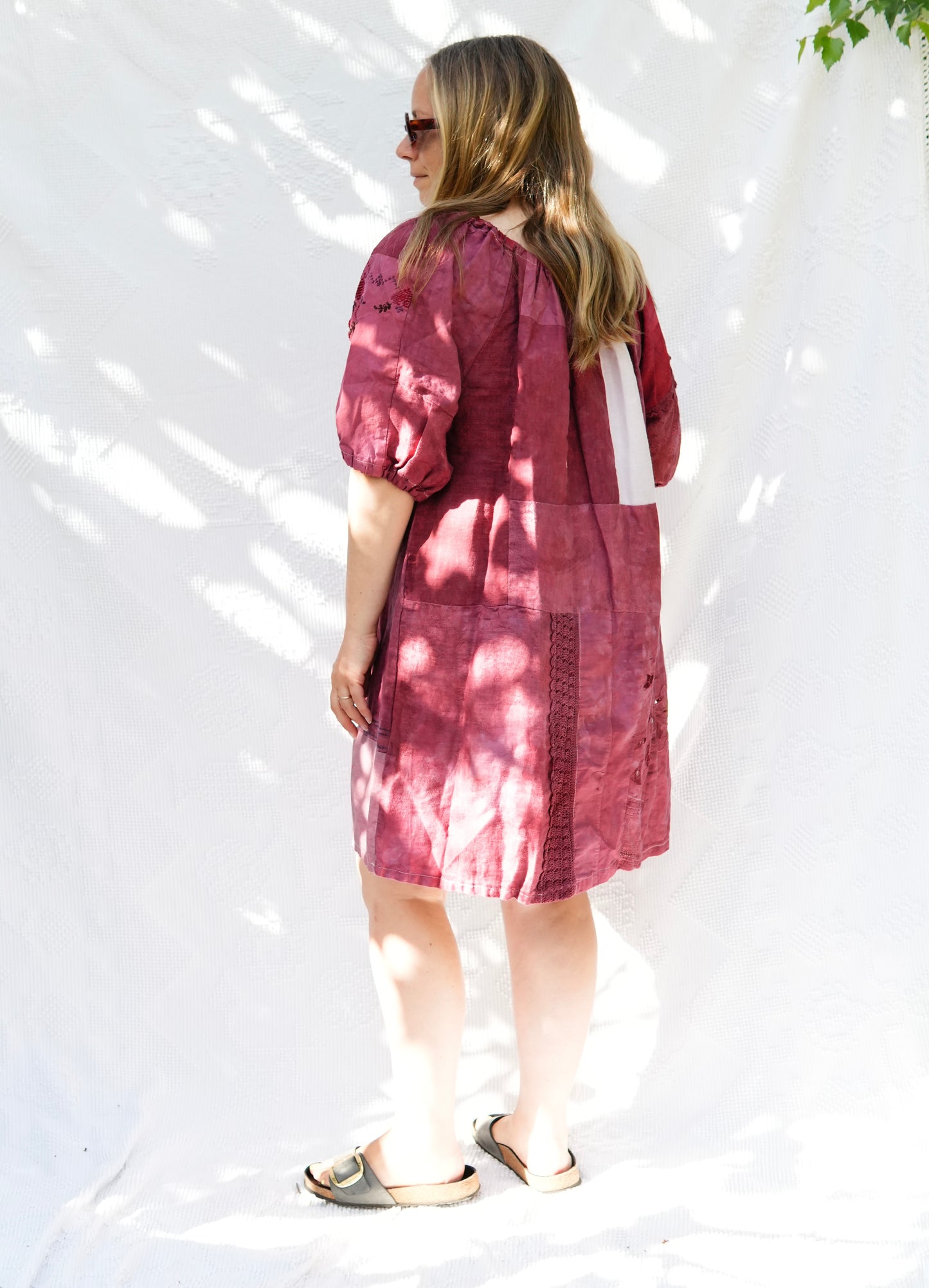Embroidered Linens Cloud Dress