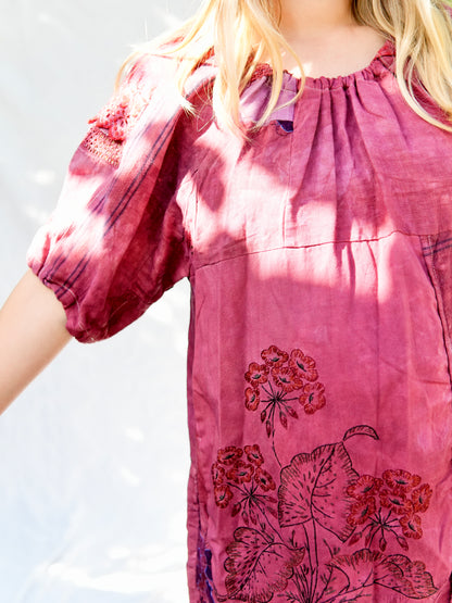 Embroidered Linens Cloud Dress