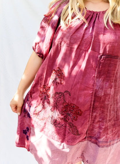 Embroidered Linens Cloud Dress