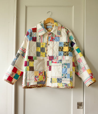 9 Patch Quilt Coat (M/L)